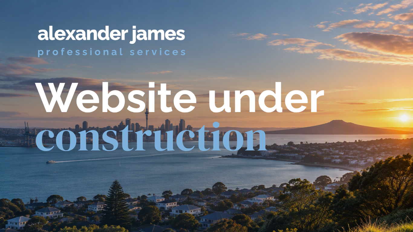 Alexander James Professional Services — Website under construction